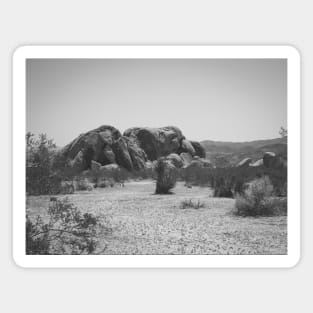 Huge Bolders from Joshua National tree Park Photo V4 Magnet